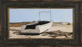 John Austin, Scallop Boat, Tempera on Artist Board
