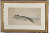 Jane Brewster Reid, Sankaty Head Lighthouse, Watercolor on Paper