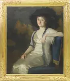 Frank Weston Benson, Portrait of Sarah ‘Daisey’ Bradstreet Dewey