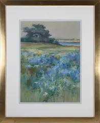 Anne Ramsdell Congdon, View from Shimmo, Watercolor on Paper