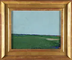 Anne Packard, Flatlands, Oil on Canvas Landscape Titled