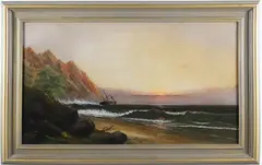 Luminous Seascape by Henry Lea Tatnall, Oil on Canvas, offered Aug 2025