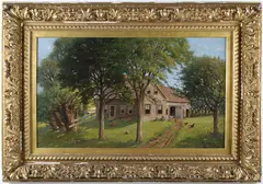 François de Blois, Homestead, Oil on Canvas