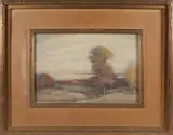 Lake Scene by Edward G. Eisenlohr, circa 1918, Watercolor, offered Jul 2025