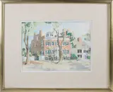 Doris Riker Beer, Starbuck House, Nantucket, Watercolor on Paper