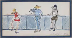 Looking Back by Barbara Kauffman Locke, Watercolor on Paper, offered Jul 2025