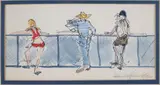 Looking Back by Barbara Kauffman Locke, Watercolor on Paper, offered Jul 2025