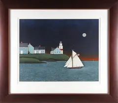 Ted Jeremenko, Evening Return, Lithograph