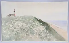 Sankaty Light by Jane Brewster Reid, Watercolor on Paper, offered Dec 2025