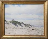 James Francis Barker, Nantucket Dunes, circa 1943, Oil on Canvas