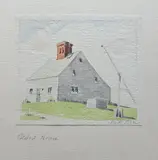 Oldest House by Doris and Richard Beer, Watercolor on Paper, offered Dec 2025