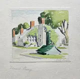 ’Sconset Pump by Doris and Richard Beer, Watercolor on Paper, offered Dec 2025