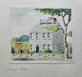 Maria Mitchell House by Doris and Richard Beer, Watercolor on Paper, offered Dec 2025