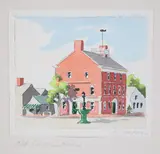 Old Customs House by Doris and Richard Beer, Watercolor, offered Dec 2025