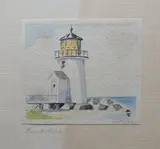 Brant Point by Doris and Richard Beer, Watercolor on Paper, offered Dec 2025