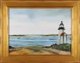 Brant Point Nantucket by Donald Van Dyke, Oil on Masonite, offered Dec 2025