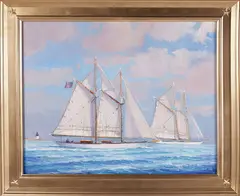 Nantucket Departure by William Lowe, Oil on Canvas, offered Apr 2025
