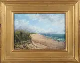 Untitled by Steve Kennedy, Oil on Linen Beachscape, offered Apr 2025