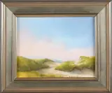 South Shore Beach by Kathleen Kelliher, Oil on Canvas, offered Apr 2025