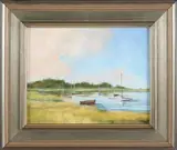 Madaket Harbor by Kathleen Kelliher, Oil on Canvas, offered Apr 2025