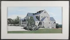 John Austin, Nantucket Horchow House #2, Tempera on Board