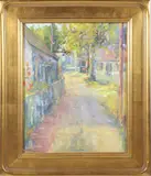 David Lazarus, Nantucket Lane, Oil on Canvas