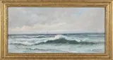 Arthur Diehl, Gulls Soaring over Crashing Waves