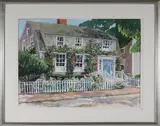 Portrait of 83 Main Street by Ann R. Day, Watercolor on Paper, offered Apr 2025