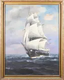 William Frederick Paskell, Portrait of a Clipper Ship