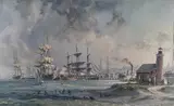 John Stobart, Nantucket the Celebrated Whaling Port in 1835