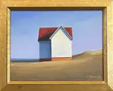 Joan Albaugh, At the Water’s Edge, Oil on Canvas