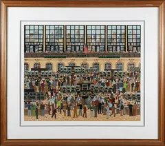 Jane Wooster Scott, Wall Street, Lithograph