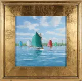 Rainbows by Greg Hill, Oil on Linen, offered Aug 2025