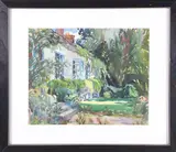 Edgar W. Jenney, Guest House, Watercolor Titled