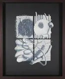 Seashell Still Life by Donn Russell, Oil on Canvas Board, offered Aug 2025
