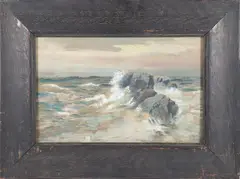 Charles Copeland, New England Seascape, Watercolor