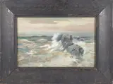 New England Seascape by Charles Copeland, Watercolor, offered Aug 2025