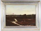 William Ferdinand Macy, Nantucket Creeks, Oil on Canvas