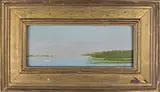 Robert Stark Jr., Polpis Swans, Oil on Masonite