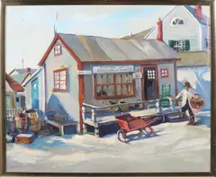 Easy Street by Mary Sarg Murphy, circa 1930, Oil on Canvas, offered Aug 2025