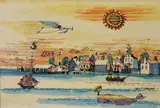 John Lochtefeld, Nantucket Harbor Sunrise