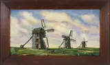 James Walter Folger, Mill Hill, Oil on Wood Panel