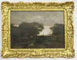 Henry Ward Ranger, Farmhouse at Sunrise