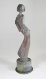 David Hostetler, Patina, Bronze Stylized Female Sculpture