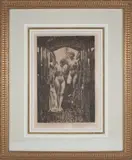 Anders Zorn, The Cabin, circa 1917, Etching