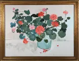 Andrew Shunney, Potted Geraniums
