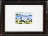 Jan Munro, Two Mermaids, Watercolor