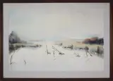 Miacomet Pond by Doris and Richard Beer, Watercolor on Paper, offered Mar 2025
