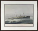 Nathaniel Currier, Wreck of the U.S.M. Steamship Arctic, Lithograph