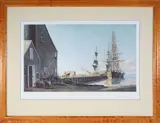 John Stobart, Straight Wharf, Nantucket, circa 1862, circa 1862, Pencil